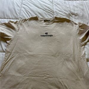 Balenciaga Soft Beige Tee